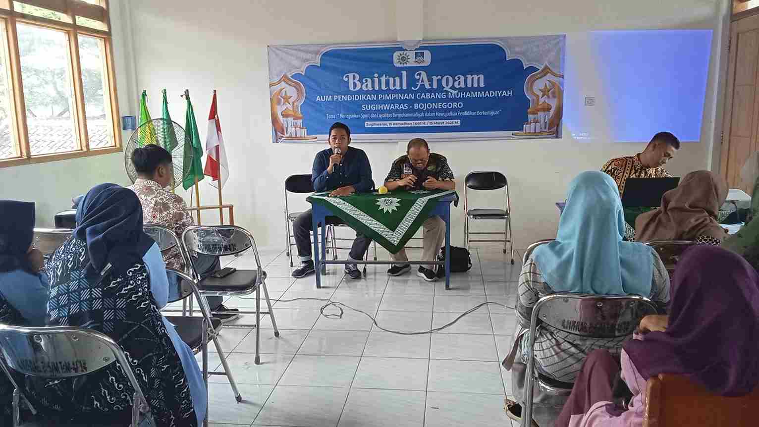 MPKSDI Pimpinan Cabang Muhammadiyah Sugihwaras Gelar Baitul Arqom untuk AUM Pendidikan
