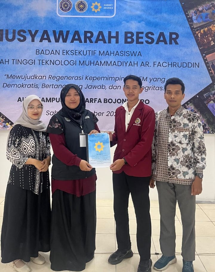 MUSBES STTM AR Fahrudin Bojonegoro Tetapkan Kanza Larutama sebagai Presma 2026/2027