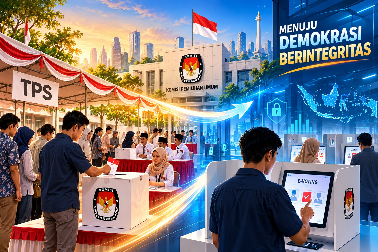 Dari TPS ke Era Digital: Transformasi 73 Tahun KPU, menuju Masa Depan Demokrasi Berintegritas
